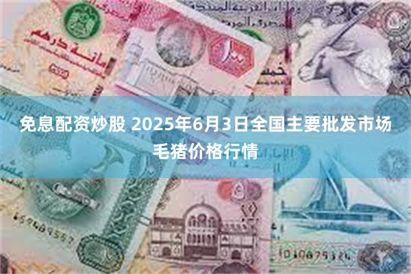 免息配资炒股 2025年6月3日全国主要批发市场毛猪价格行情
