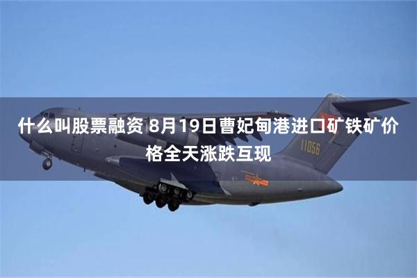 什么叫股票融资 8月19日曹妃甸港进口矿铁矿价格全天涨跌互现